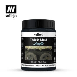 Vallejo 26812 - Diorama Effects - Black Mud 200mL -