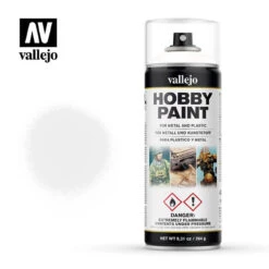 Vallejo 28010 - AFV Basic White Primer Spray 400ml -