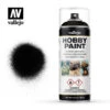 Vallejo 28012 - AFV Basic Black Primer Spray 400ml - -Vallejo Sales Store val28012 93521.1645224223