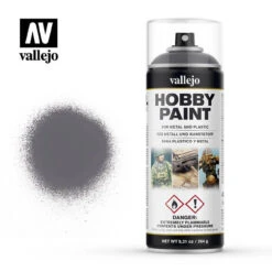 Vallejo 28031 - Hobby Spray Paint - Fantasy Gunmetal 400mL -