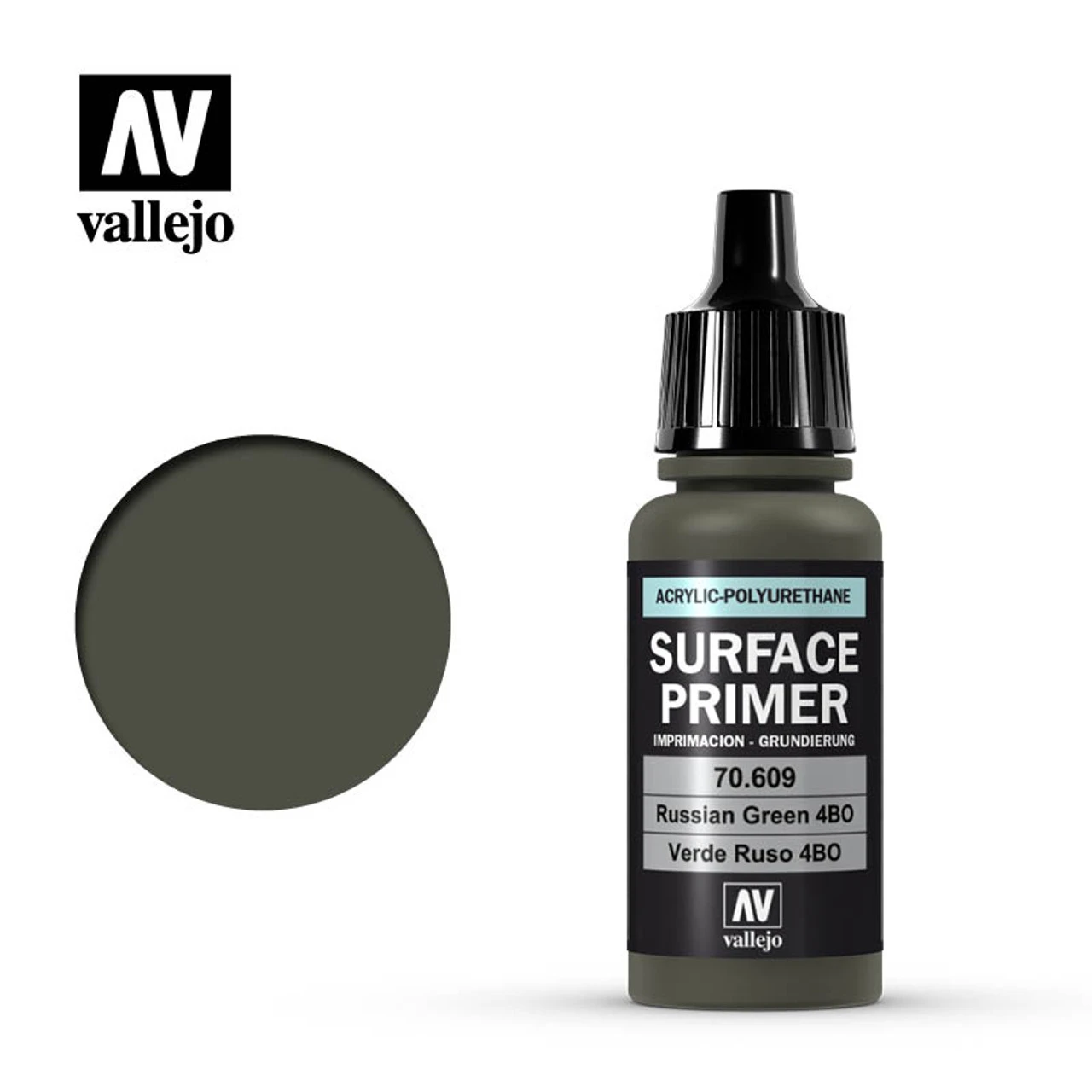 Vallejo 70-609 Russian Green 17ml Bottle 3 Vallejo 70-609 Russian Green 17ml Bottle