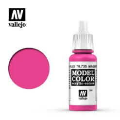 Vallejo Model Color #208 17ml - 70-735 - Fluorescent Magenta