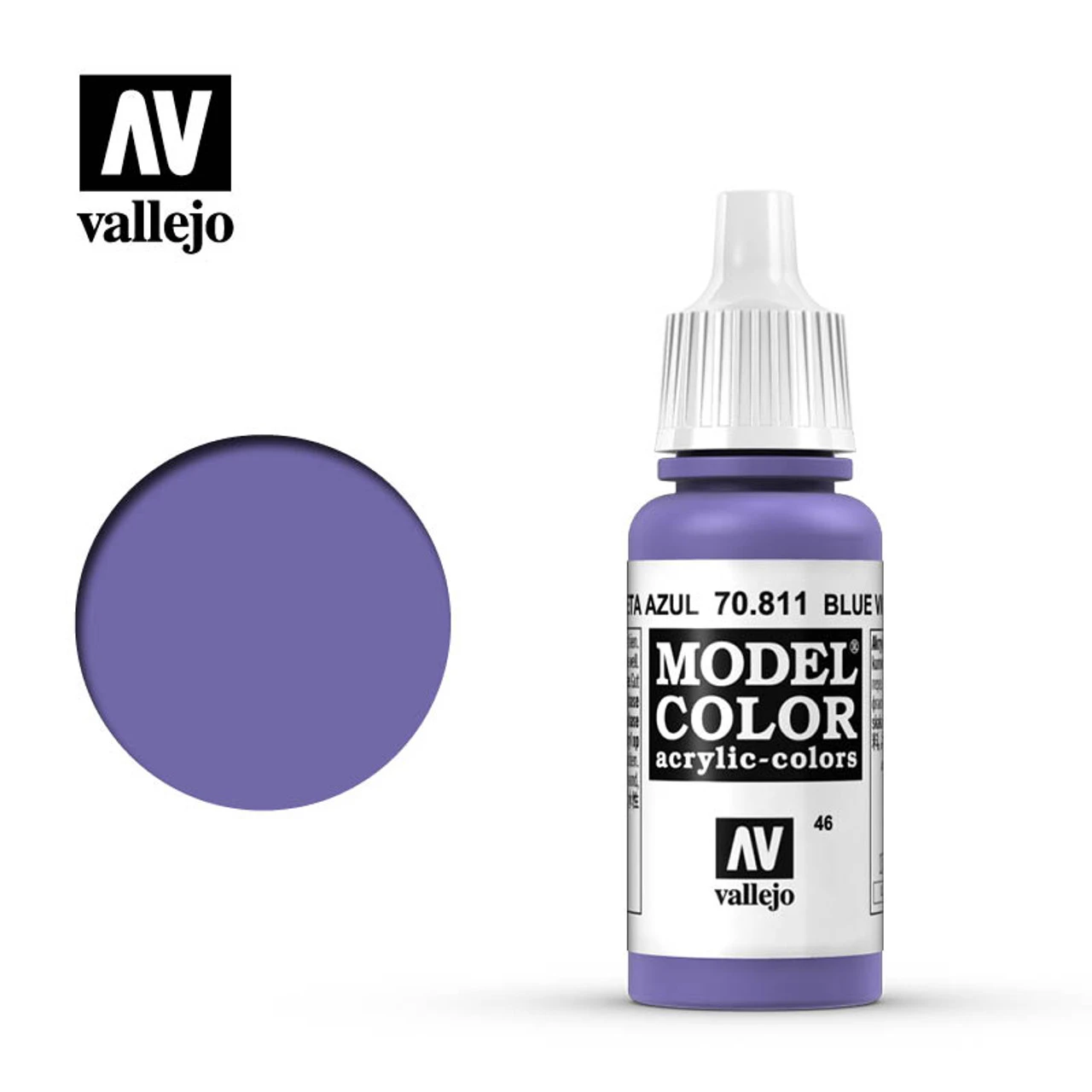 Vallejo Model Color #46 17ml - 70-811 - Blue Violet 3 Vallejo Model Color #46 17ml - 70-811 - Blue Violet