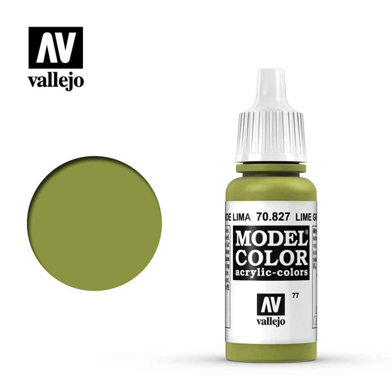 Vallejo Model Color #77 17ml - 70-827 Lime Green 3 Vallejo Model Color #77 17ml - 70-827 Lime Green