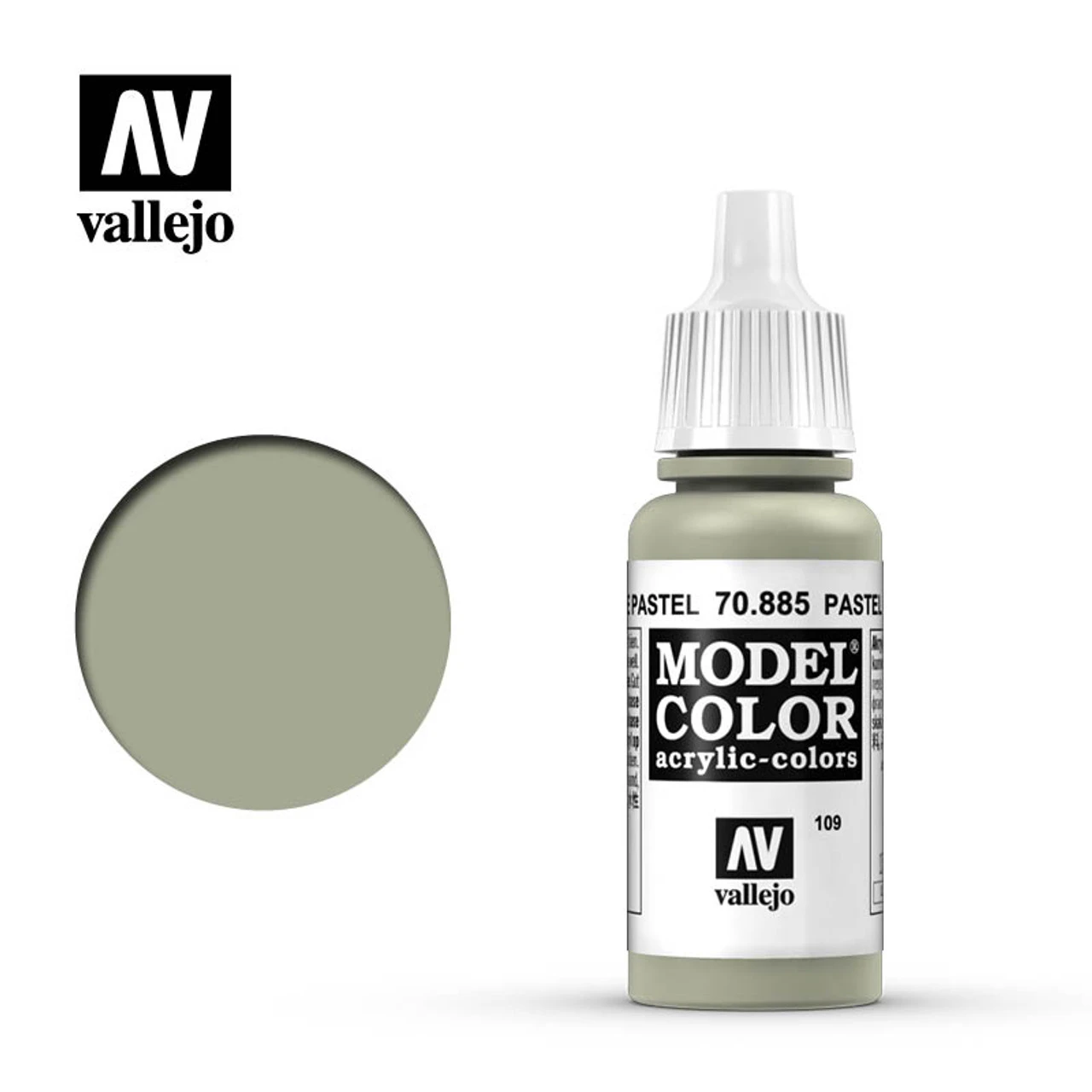 Vallejo Model Color #109 17ml - 70-885 Pastel Green 3 Vallejo Model Color #109 17ml - 70-885 Pastel Green