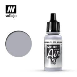 Vallejo Model Air 71-062 Aluminum Metallic 17 Ml Bottle
