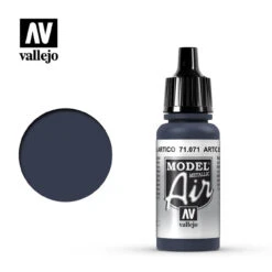 Vallejo Model Air 71-071 Arctic Blue Metallic 17 Ml Bottle