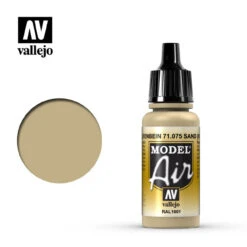 Vallejo Model Air 71-075 Sand (Ivory) 17 Ml Bottle