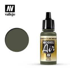 Vallejo Model Air 71-092 Medium Olive 17 Ml Bottle