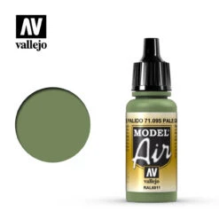 Vallejo Model Air 71-095 Pale Green 17 Ml Bottle