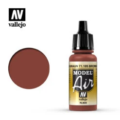 Vallejo Model Air 71-105 Brown 17 Ml Bottle