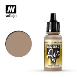 Vallejo Model Air 71-140 US Desert Sand 17 Ml Bottle