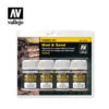 Vallejo 73191 - Mud & Sand Pigment Set - -Vallejo Sales Store val73191 66016.1645224321