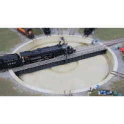 Walthers Cornerstone 933-2618 - Motorized 130' Turntable -- Assembled - 10-3/8" 26.3cm Overall Diameter - N Scale