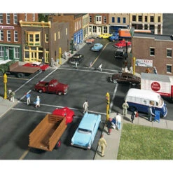 Walthers Cornerstone 933-3194 - Asphalt Street System Complete Set - HO Scale Kit