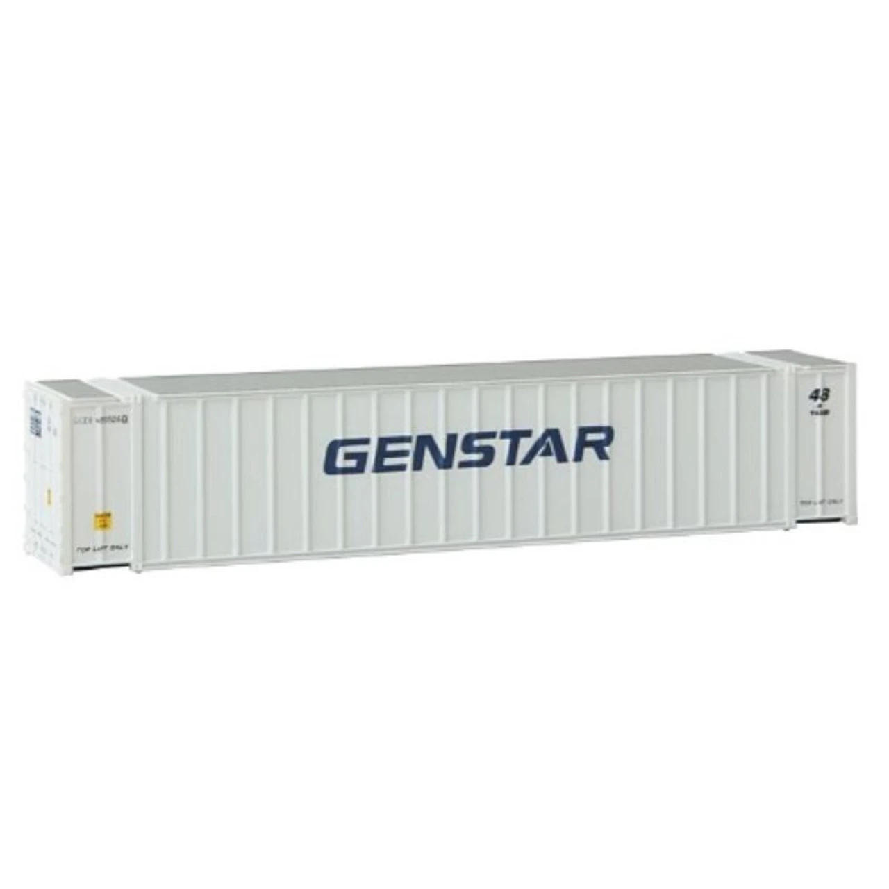 Walthers SceneMaster 949-8844 - 48' Ribbed Container Genstar - N Scale 3 Walthers SceneMaster 949-8844 - 48' Ribbed Container Genstar - N Scale