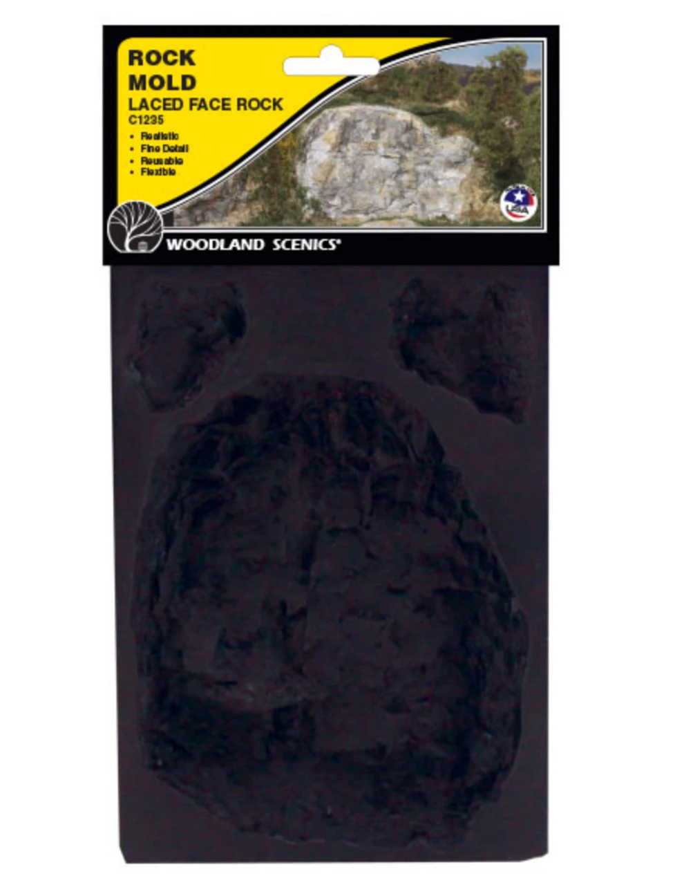 Woodland Scenics #1235 - Laced Face Rock Mold 3 Woodland Scenics #1235 - Laced Face Rock Mold