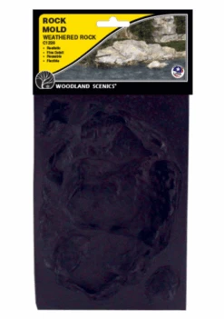 Woodland Scenics #1238 - Weathered Rock Mold