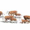 Woodland Scenics #2144 - Hereford Cows - N Scale