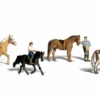Woodland Scenics #2159 - Horseback Riders - N Scale -Vallejo Sales Store woo2159 59163.1645224783