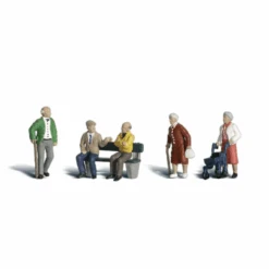 Woodland Scenics #2201 - Senior Citizens - N Scale