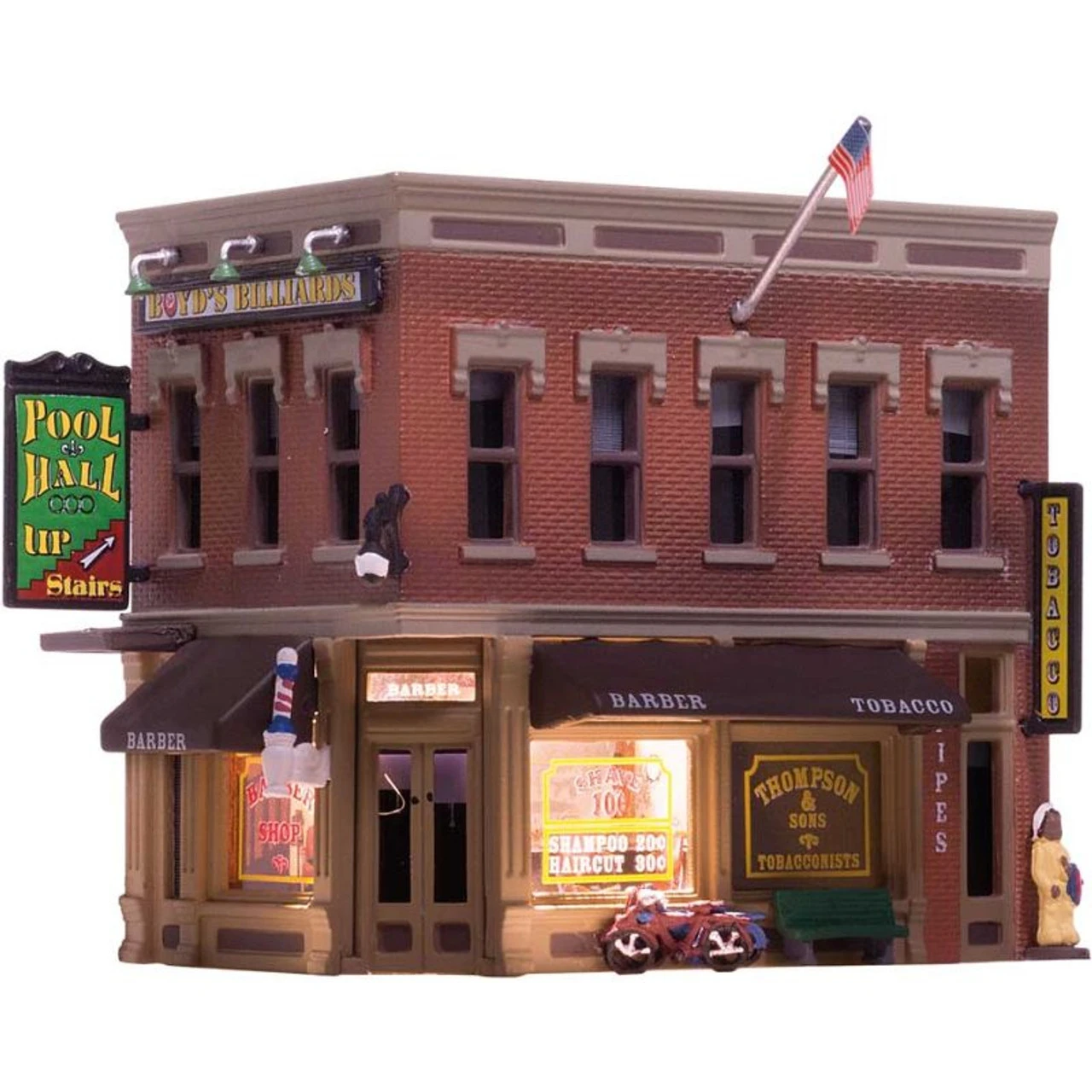 Woodland Scenics 4923 - Corner Emporium - Built-&-Ready Landmark Structure - N Scale 3 Woodland Scenics 4923 - Corner Emporium - Built-&-Ready Landmark Structure - N Scale