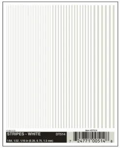 Woodland Scenics #514 - Stripes White