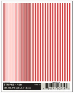 Woodland Scenics #515 - Stripes Red