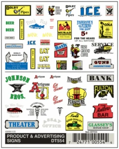 Woodland Scenics #554 - Product And Advertising Signs