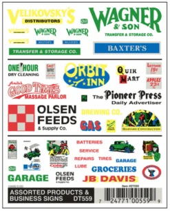 Woodland Scenics #559 - Business Signs