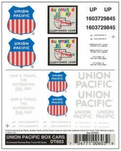 Woodland Scenics #603 - Union Pacific Box Cars