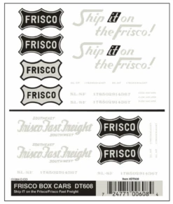 Woodland Scenics #608 - Frisco Box Cars
