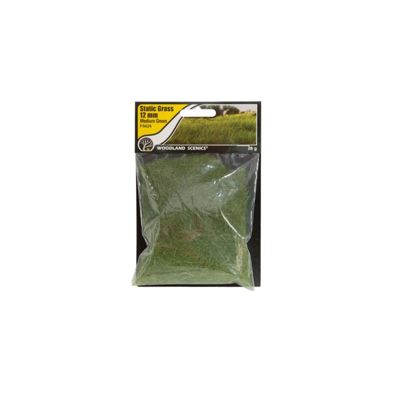 Woodland Scenics 626 - Static Grass Medium Green 12mm 3 Woodland Scenics 626 - Static Grass Medium Green 12mm