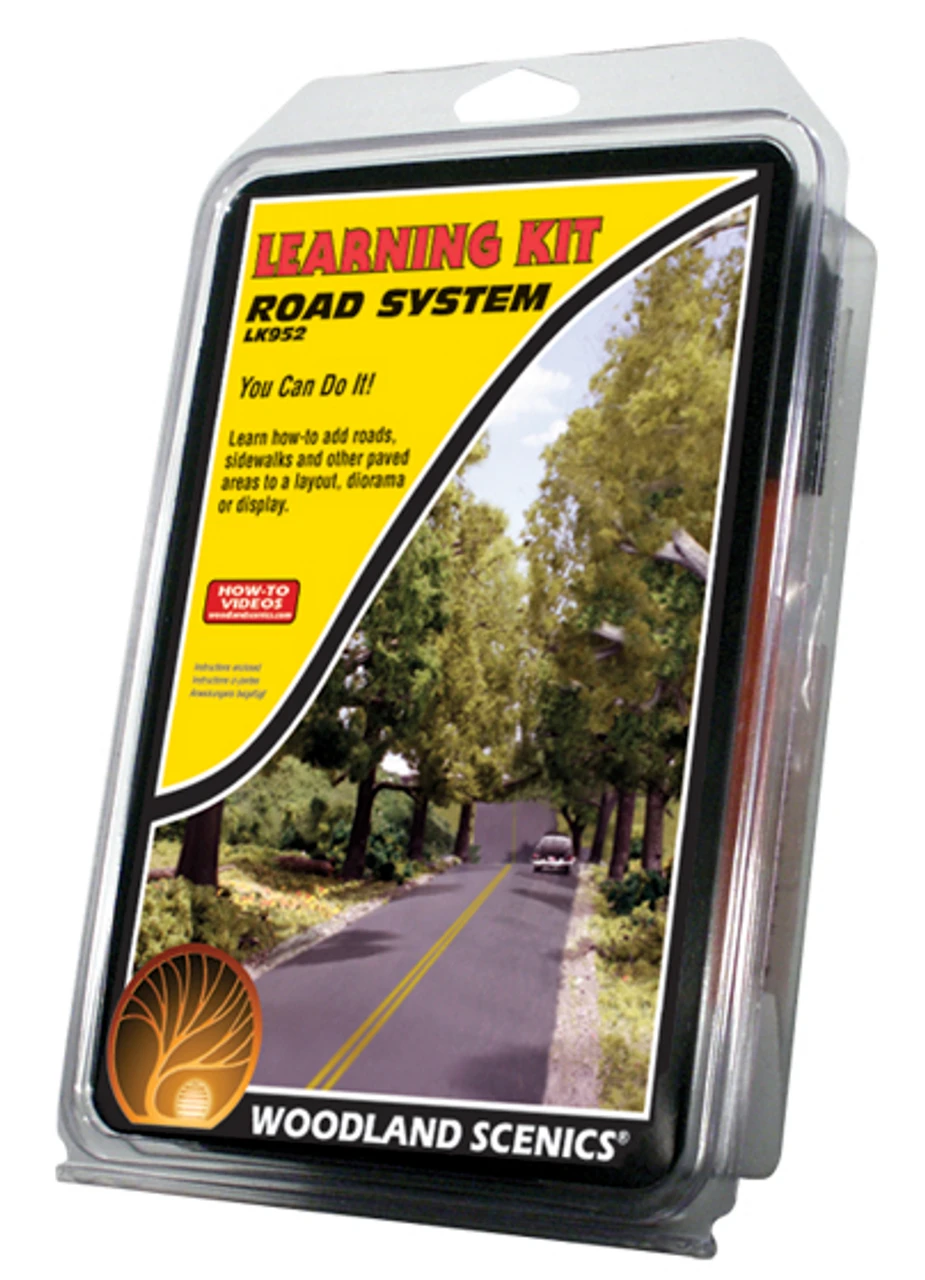 Woodland Scenics #952 - Road System Learning Kit 3 Woodland Scenics #952 - Road System Learning Kit